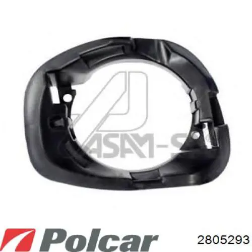 2805293 Polcar заглушка (решетка противотуманных фар бампера переднего)
