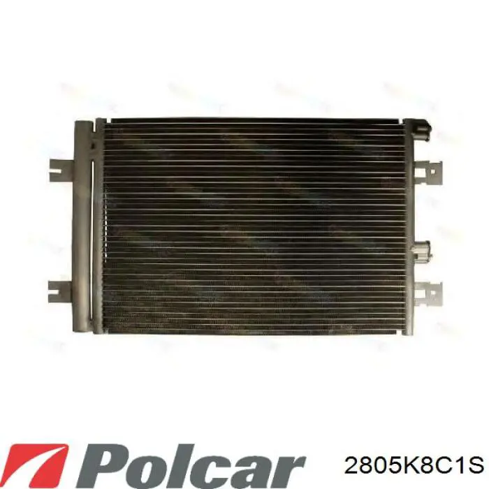 Радиатор кондиционера 2805K8C1S Polcar