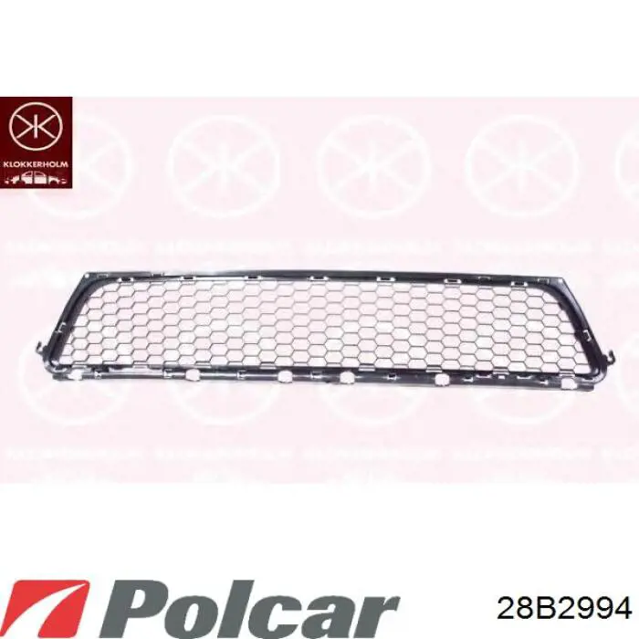 Alerón parachoques trasero 28B2994 Polcar