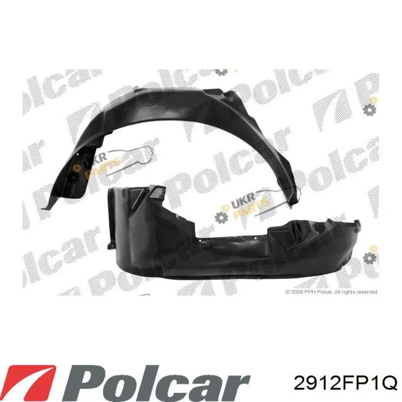 Подкрылок передний правый 2912FP1Q Polcar