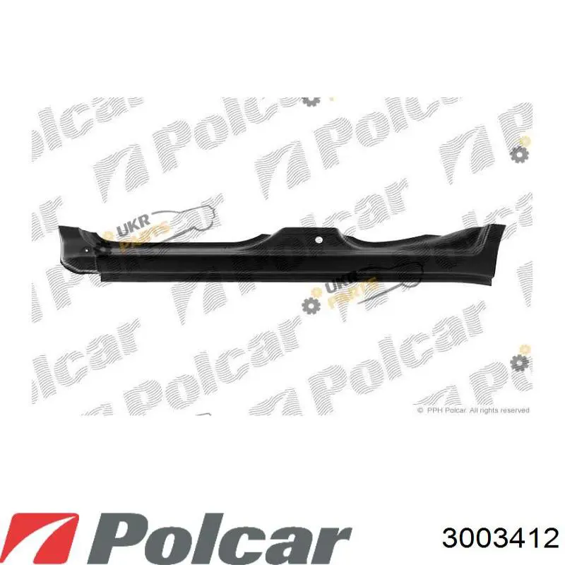 300341-2 Polcar порог внешний левый