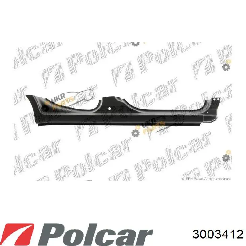 Купить 3003412 Polcar Порог внешний левый