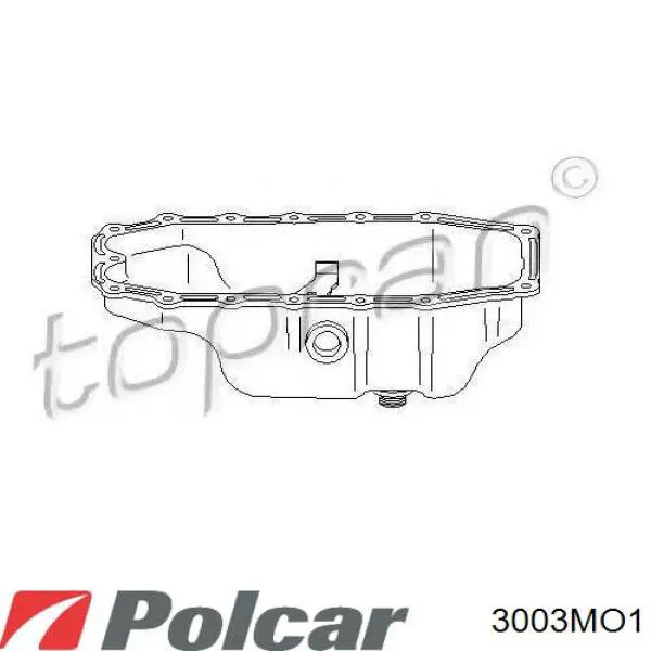 Поддон двигателя 3003MO1 Polcar