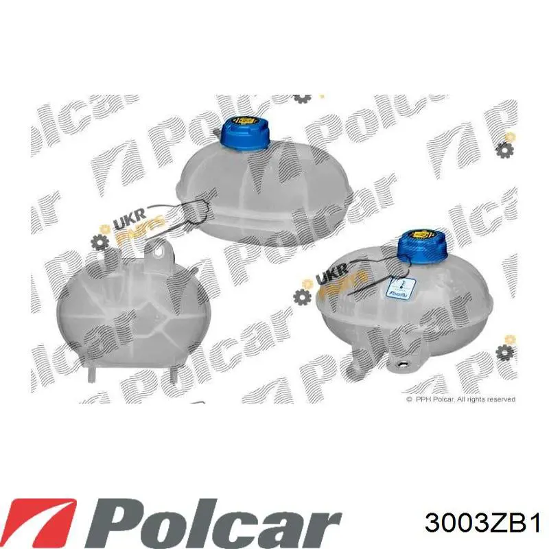 Бачок системы охлаждения 3003ZB1 Polcar