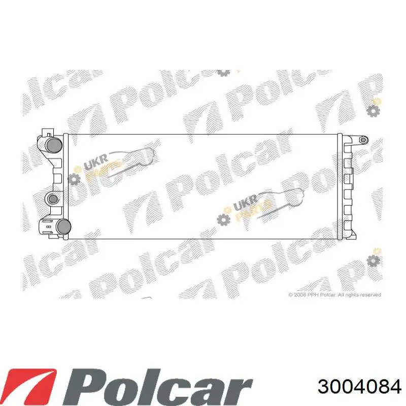 Радиатор 3004084 Polcar