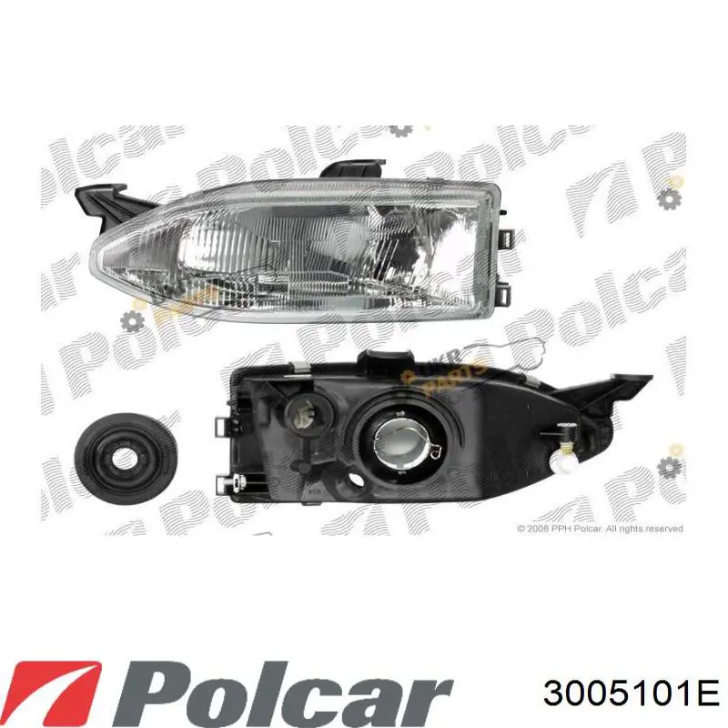 Фара правая 3005101E Polcar