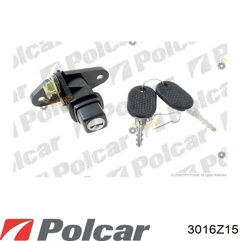 3016Z15 Polcar личинка замка багажника (двери 3/5-й задней)