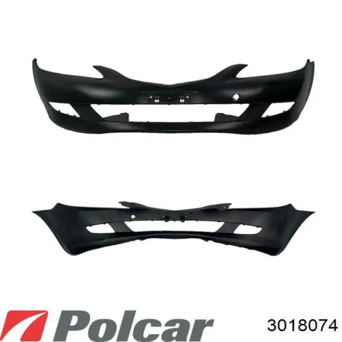 3018074 Polcar Бампер передний в сборе