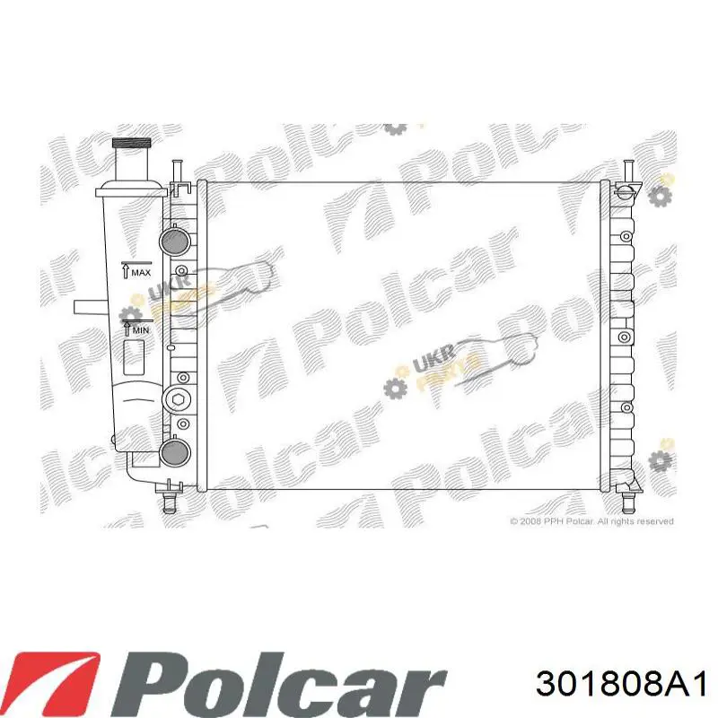 301808A1 Polcar радиатор