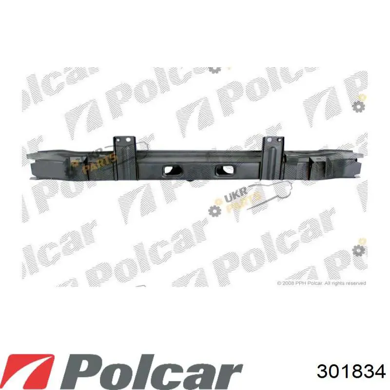 301834 Polcar суппорт радиатора в сборе (монтажная панель крепления фар)