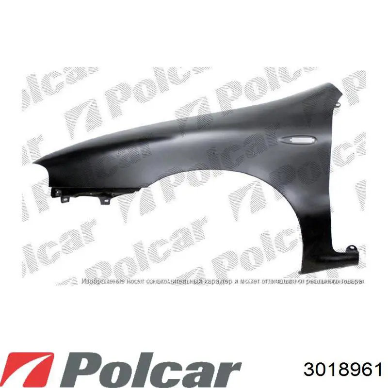 3018961 Polcar Задний бампер