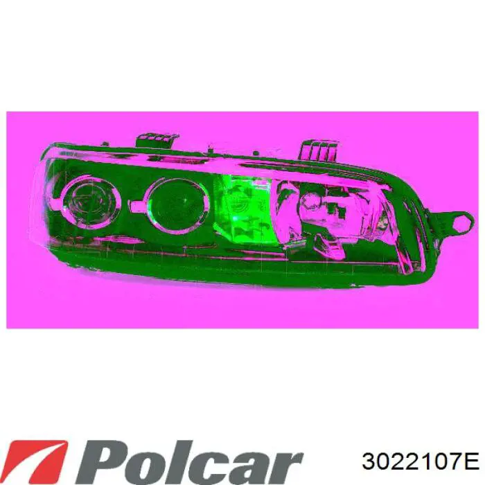 Фара правая 3022109E Polcar