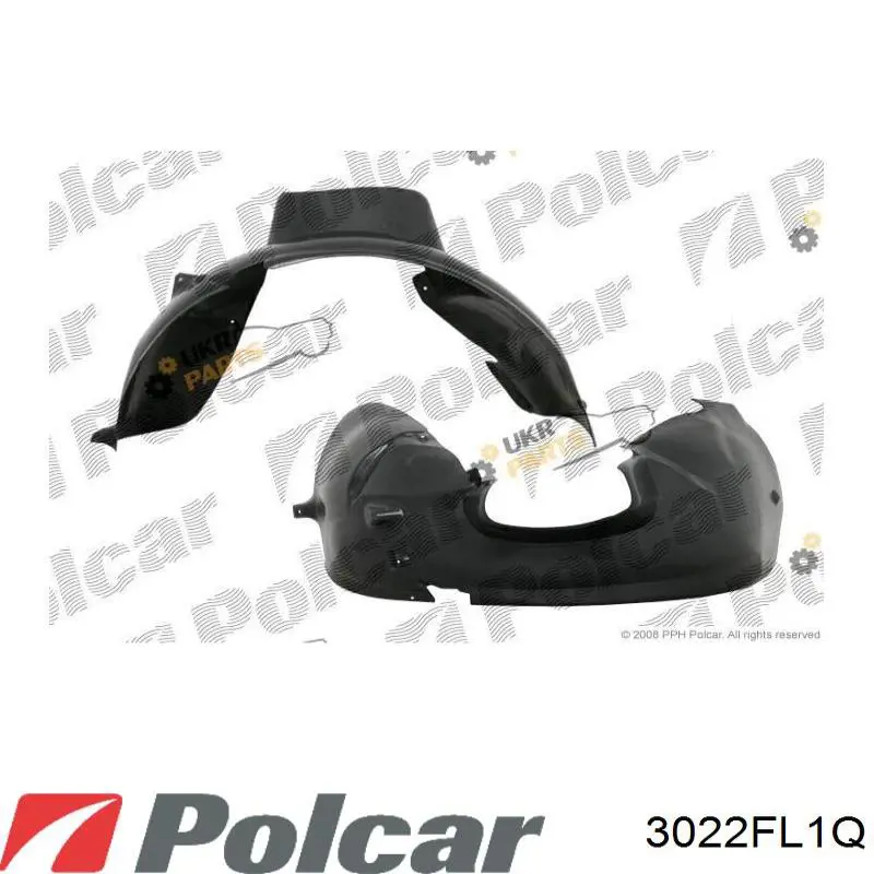 Подкрылок передний левый 3022FL1Q Polcar