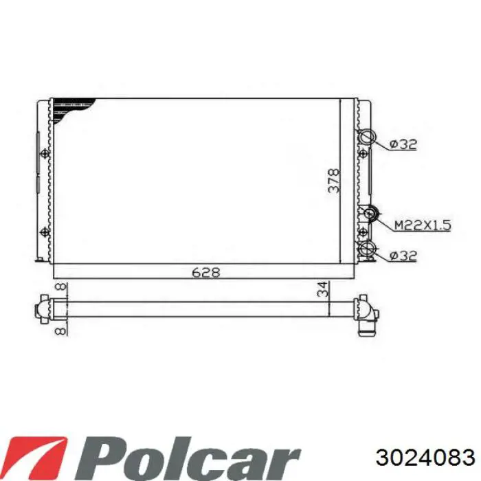 Радиатор AC279997 Maxgear
