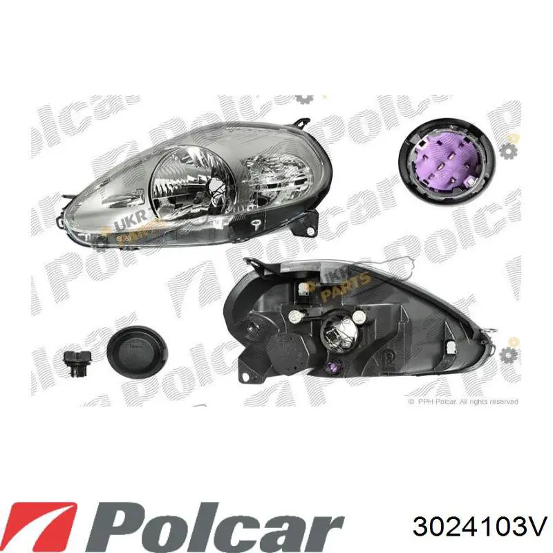 043889 VALEO Фара передняя правая