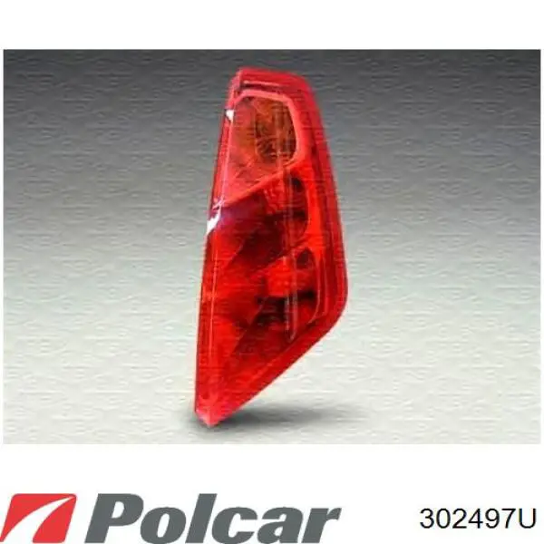 302497E Polcar Фара заднего бампера, левый