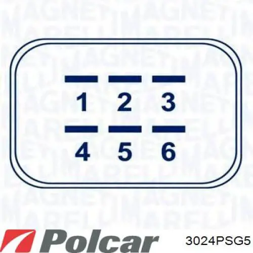 Купить 3024PSG5 Polcar Подъемник механический ветрового стекла