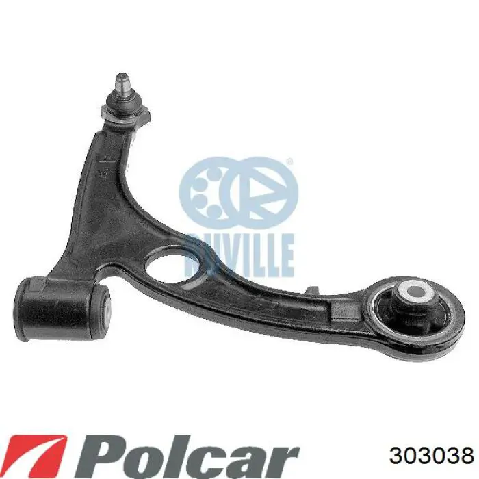 Правый рычаг передней нижней подвески Polcar 303038 цена, от 37.96 USD