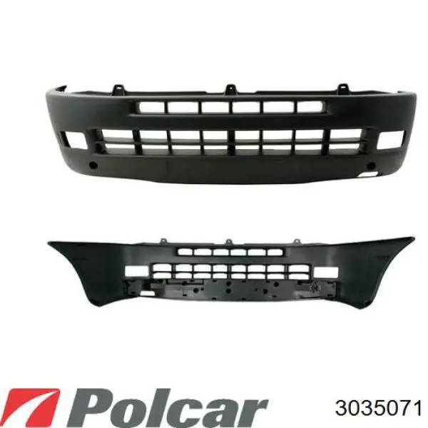 3035071 Polcar передний бампер