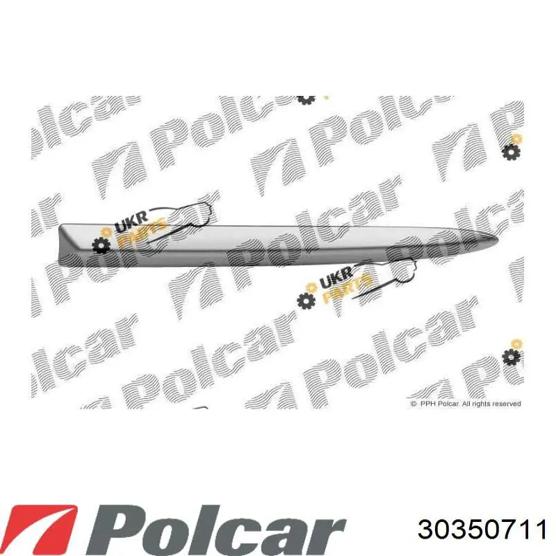 Купить FP2612917 FPS Молдинг решетки радиатора левый