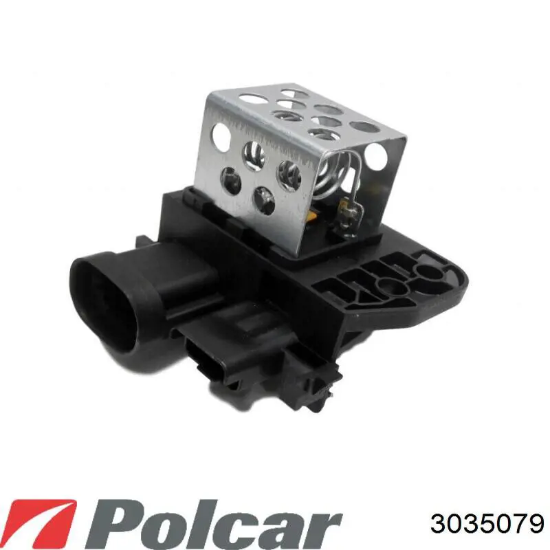 3035079 Polcar Передняя заглушка бампера буксировочного крюка