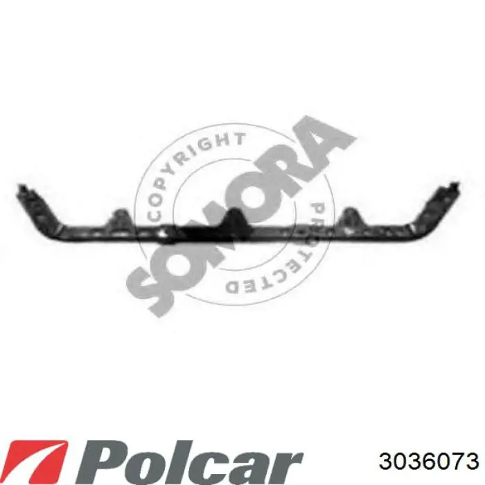 3036073 Polcar Балка бампера переднего
