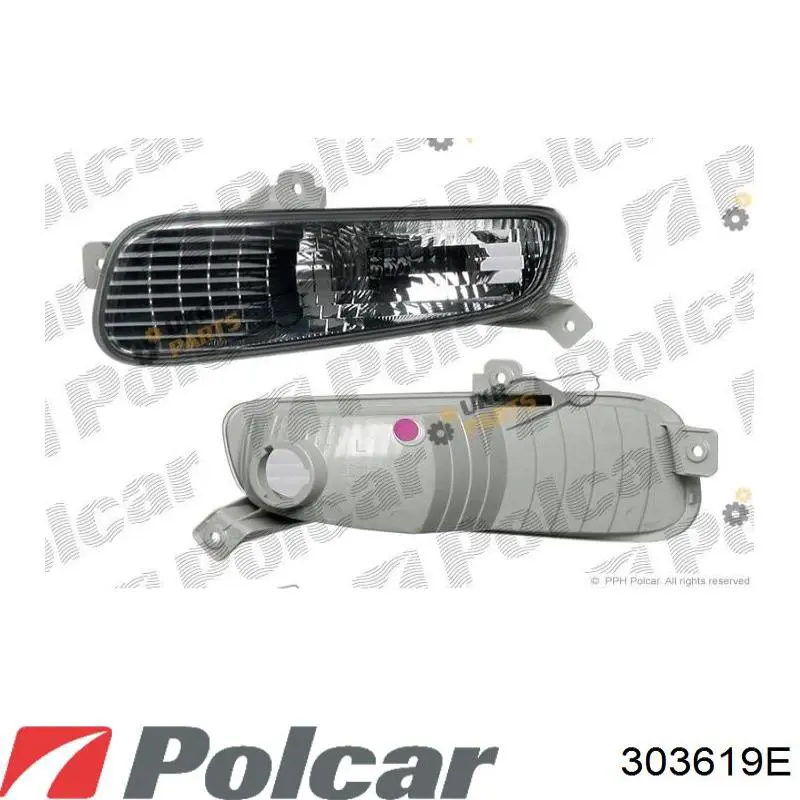 Габарит (указатель поворота) в бампере, левый 51858823 Fiat/Alfa/Lancia