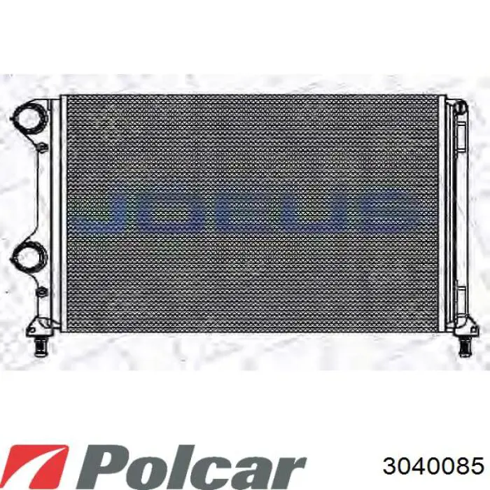 Радиатор 3040085 Polcar