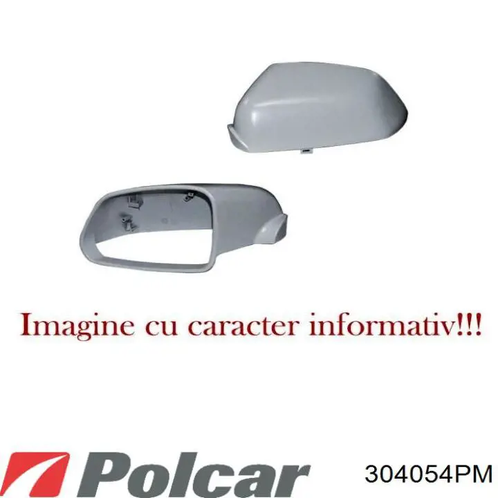 304054PM Polcar накладка (крышка зеркала заднего вида левая)