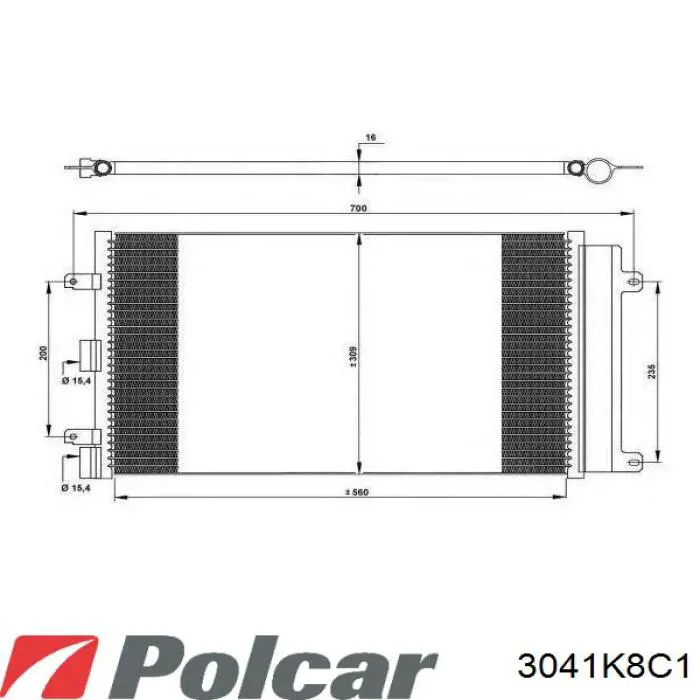 3041K8C1 Polcar Конденсатор