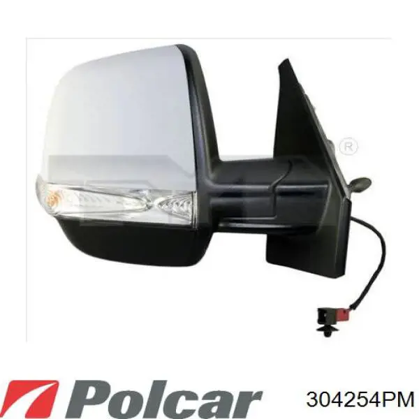 Накладка левого бокового зеркала Polcar 304254PM цена, от 13.88 USD