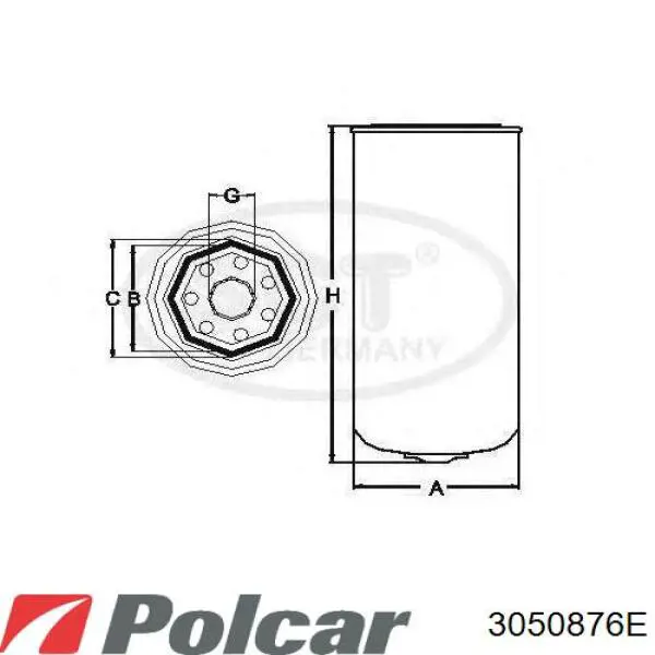 VF114ST GP Задний левый стоп