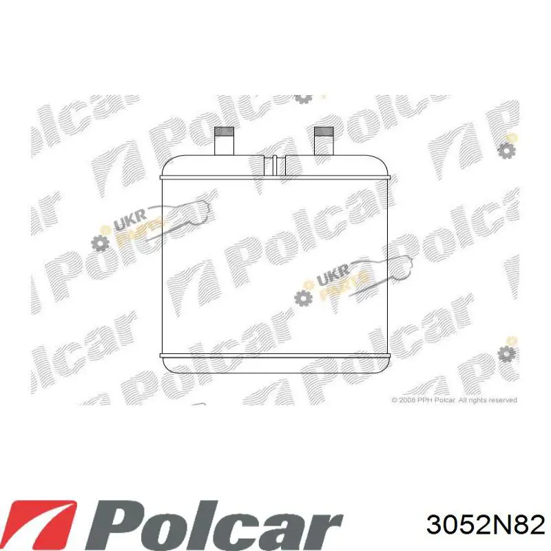 Радиатор печки 3052N82 Polcar