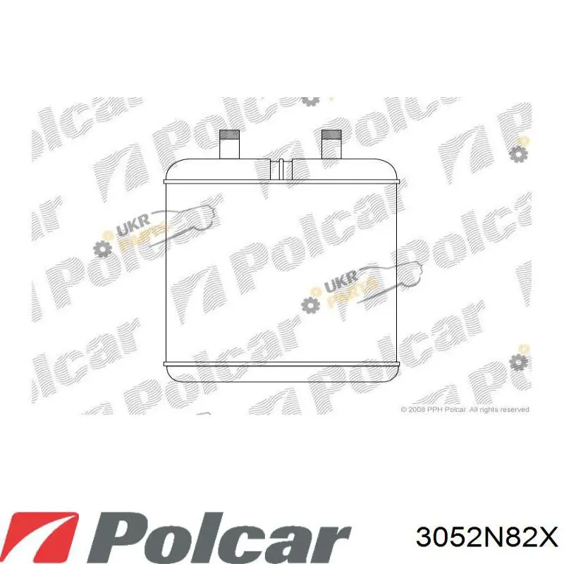 Радиатор печки 3052N82X Polcar