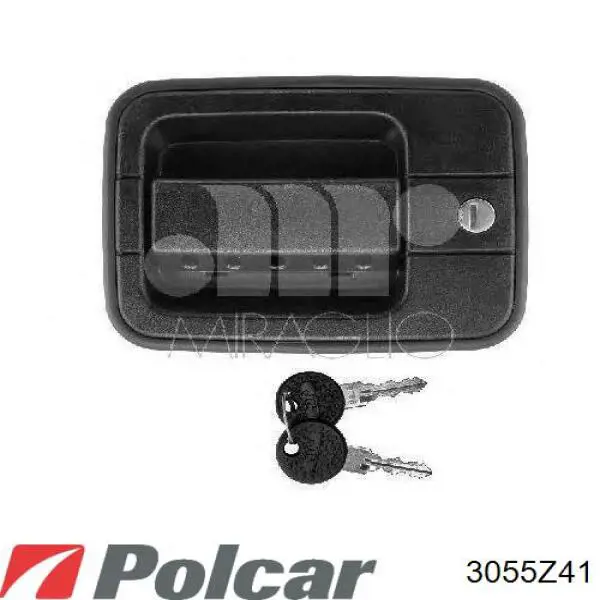 Ручка двери передней наружная левая Polcar 3055Z41 цена, от 12.04 USD
