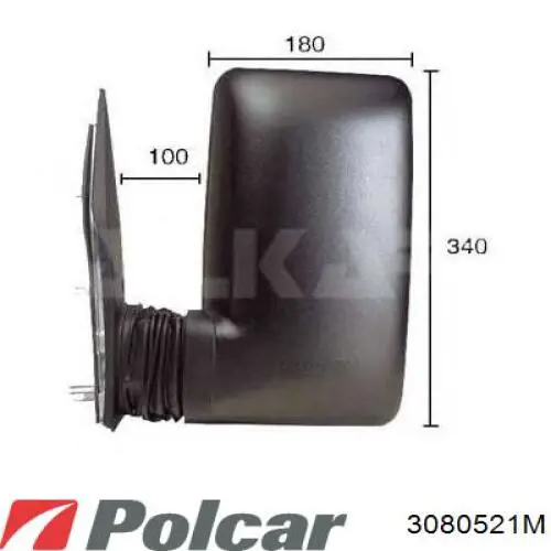 Наружное зеркало правое Fast FT88302 цена, от 113.93 USD