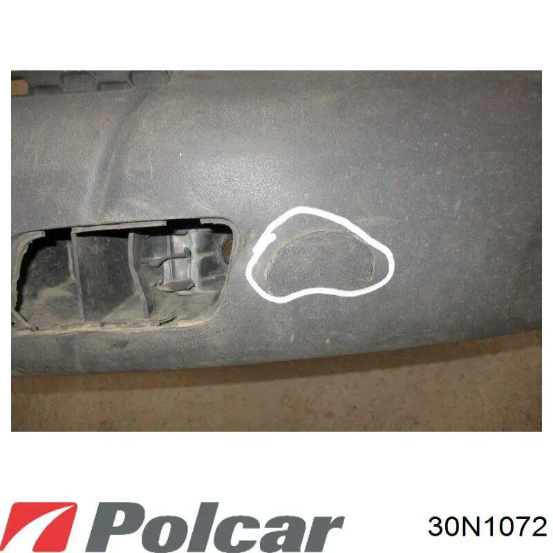 Передний бампер 30N1072 Polcar