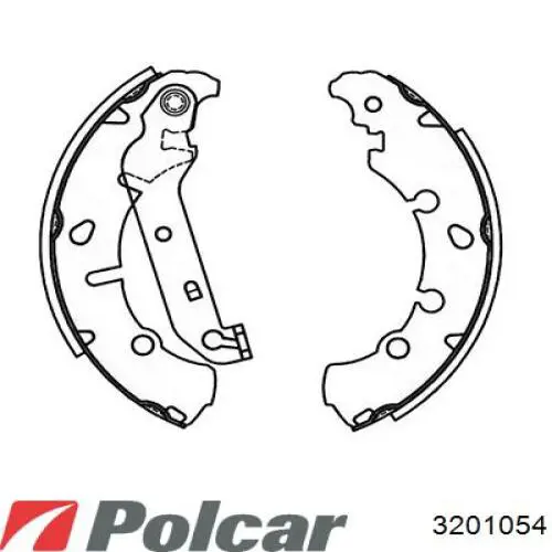 320105-4 Polcar решетка радиатора