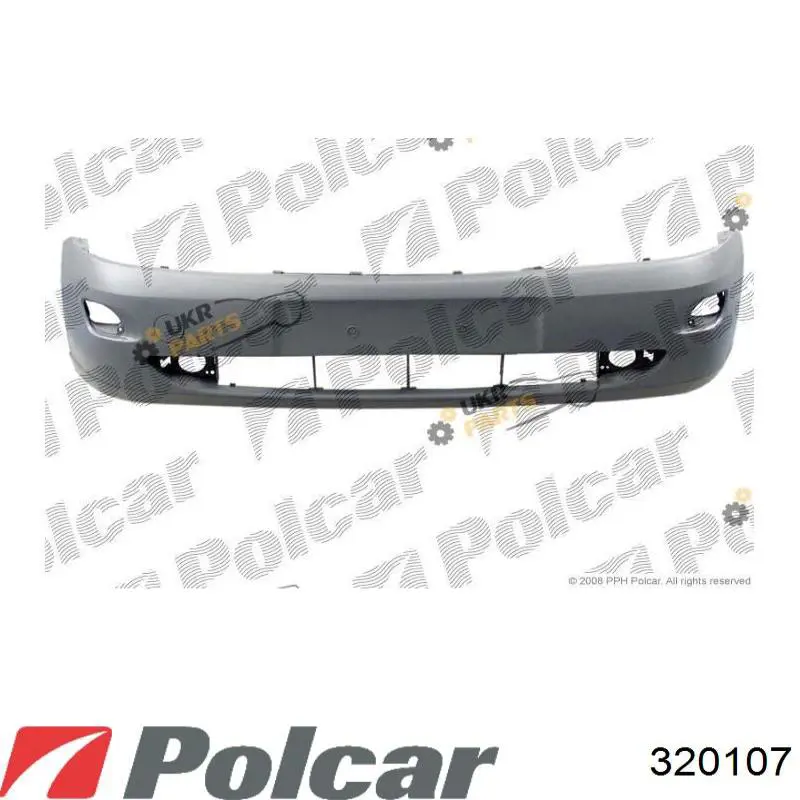 320107 Polcar передний бампер