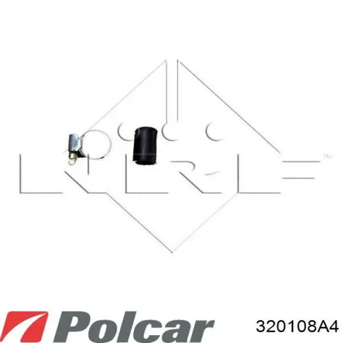 Радиатор охлаждения двигателя Polcar 320108A4 цена, от 38.78 USD