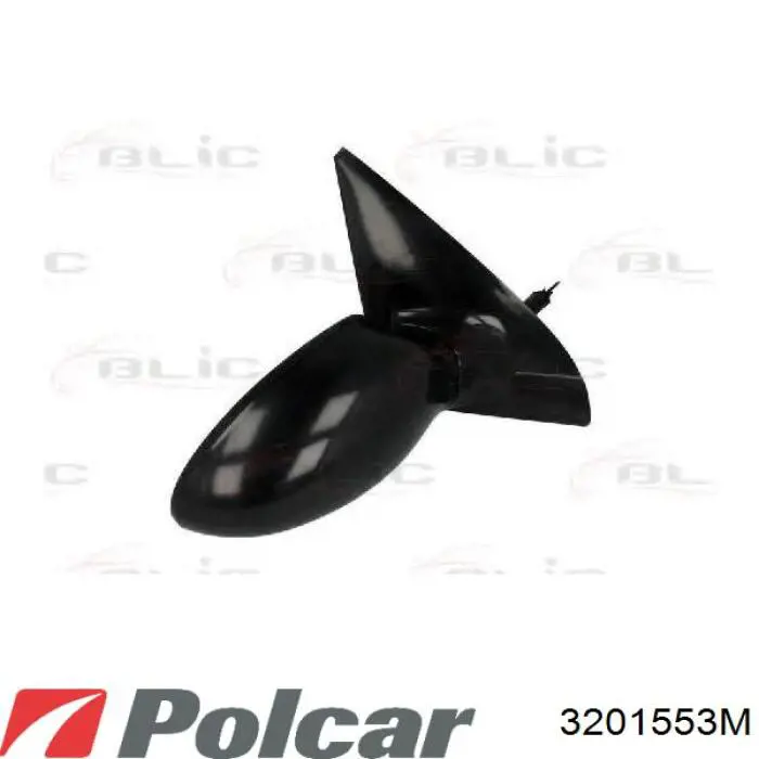 Стекло правого зеркала заднего вида 1218G02 Depo/Loro/Abakus