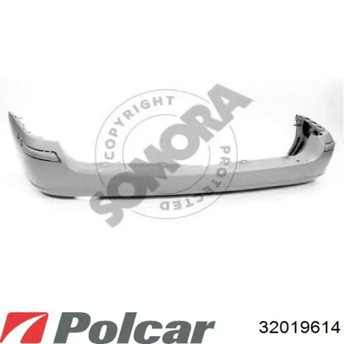 Задний бампер 32019614 Polcar