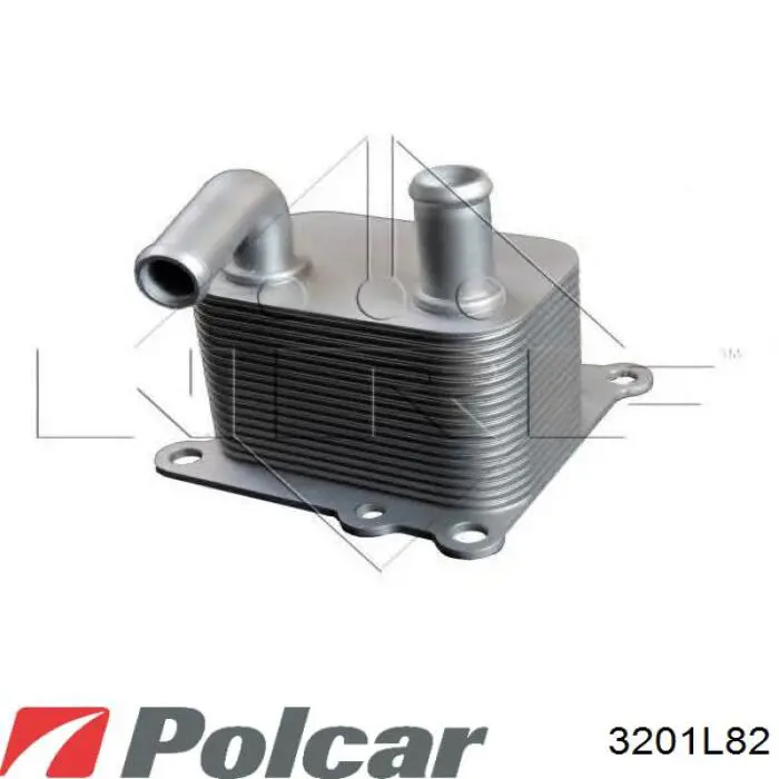3201L82 Polcar радиатор масляный (холодильник, под фильтром)