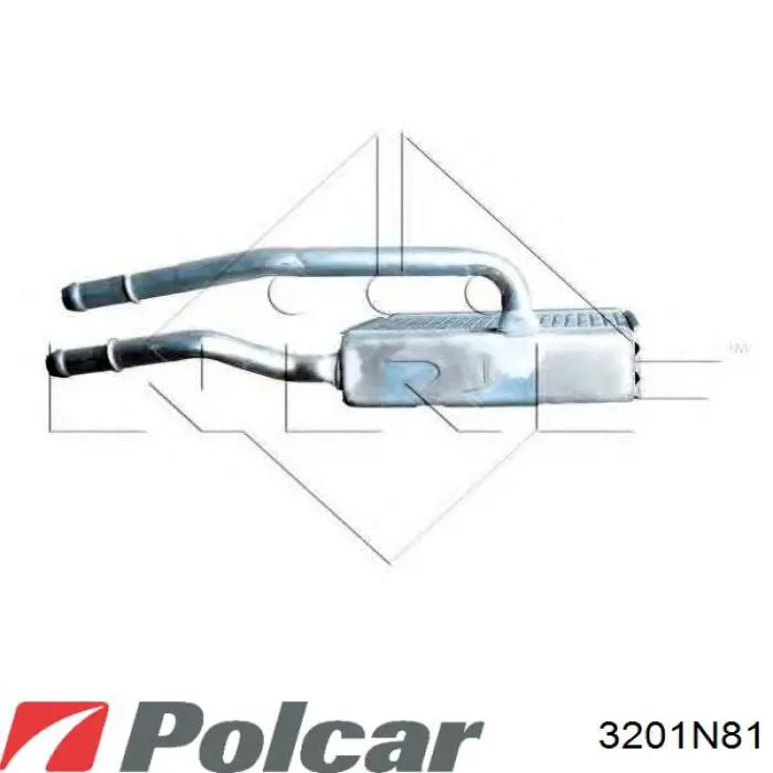 Радиатор печки 3201N81 Polcar