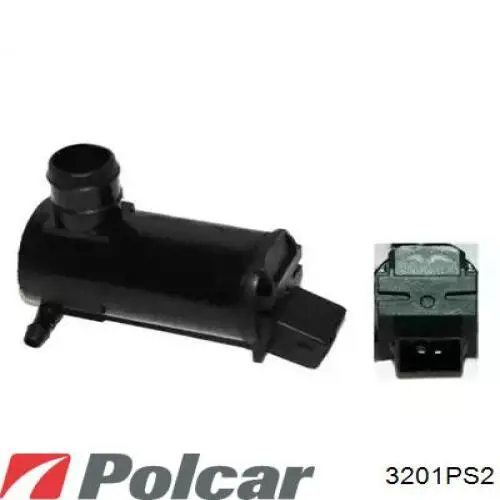 3201PS2 Polcar насос-мотор омывателя стекла переднего/заднего