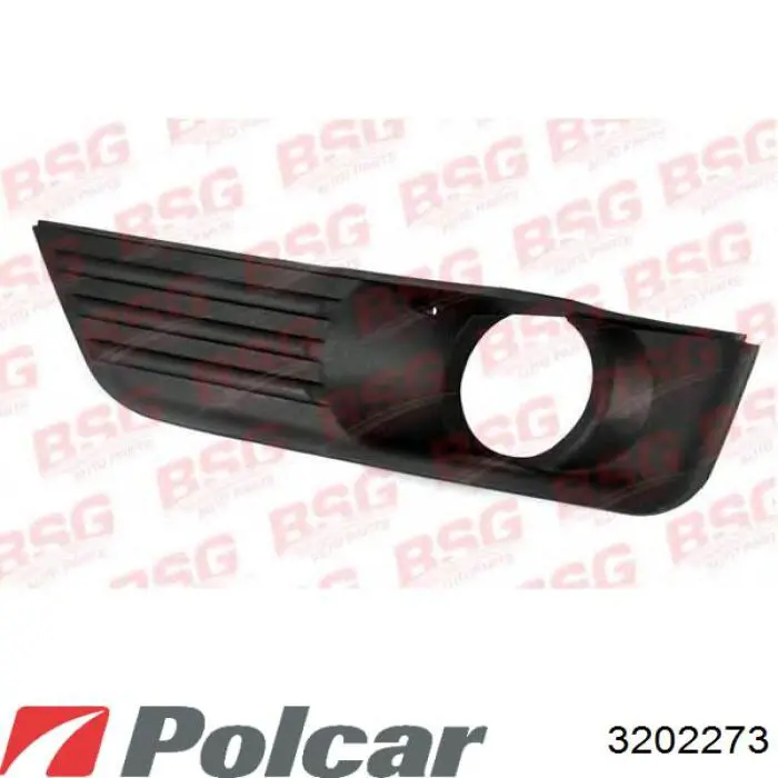 Заглушка (решетка) противотуманных фар бампера переднего левая PFD99156CAL Signeda