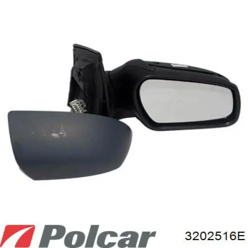 3202516E Polcar зеркало заднего вида левое