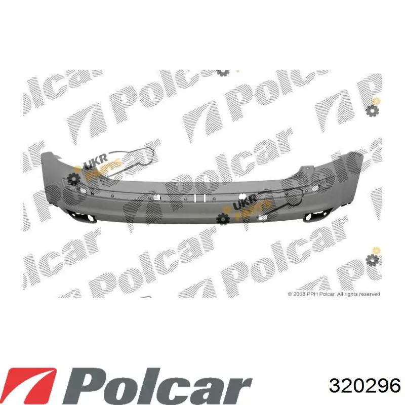 Купить 320296 Polcar Задний бампер
