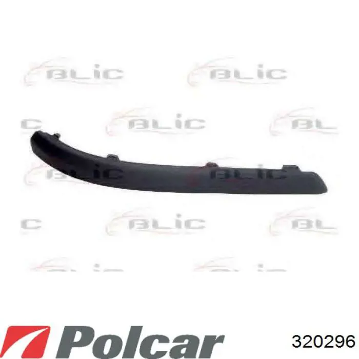 Задний бампер 320296 Polcar