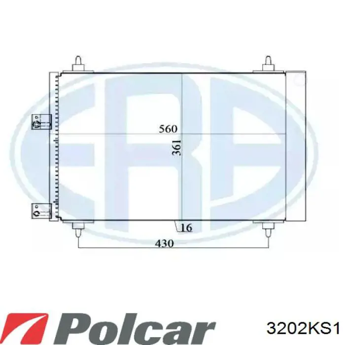 Купить 3202KS1 Polcar Компрессор климатической установки